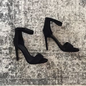 Black Jeffrey Campbell suede heels size 5.5